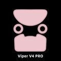 ESPTIGER ICE Mouse Skates for Razer Viper V4 Pro High Purity PTFE Mouse Feet 2.5D Edge Glides Curve Edge
